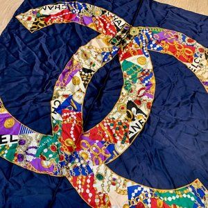 CHANEL - Vintage Chanel Silk Scarf